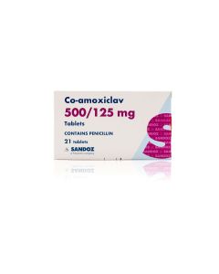 Co-amoxiclav 500mg/125mg 1 tablet