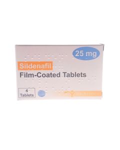 Sildenafil 25mg 4 tablets
                            